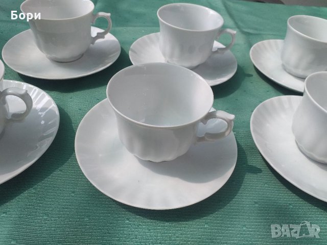 Баварски порцелан чаши за чай, снимка 3 - Сервизи - 33948291