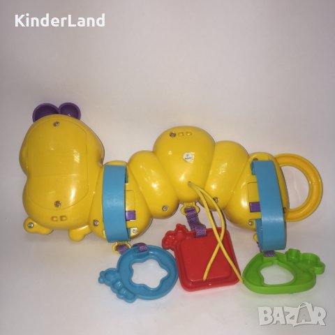 Музикална играчка VTECH BABY - LIGHT 'N LEARN CATERPILLAR K121, снимка 3 - Образователни игри - 35129299
