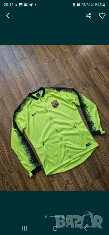 Страхотно мъжко горнище NIКЕ FCB  размер L, снимка 6 - Спортни дрехи, екипи - 50539333