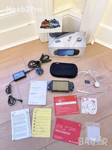 Sony PSP-1003K Value Pack – Оригинална кутия + аксесоари