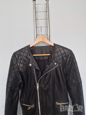 Страхотно дамско кожено яке MDK размер 38 , естествена кожа,, снимка 18 - Якета - 52475395