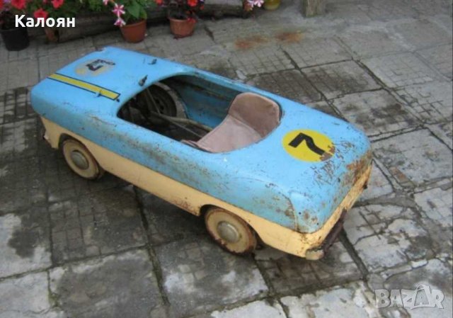 Купувам стара детска метална кола с педали, москвич с педали , снимка 13 - Колекции - 31866978