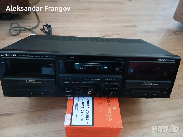 двукасетъчен дек KENWOOD модел KX - W 8060, снимка 7 - Декове - 52749063