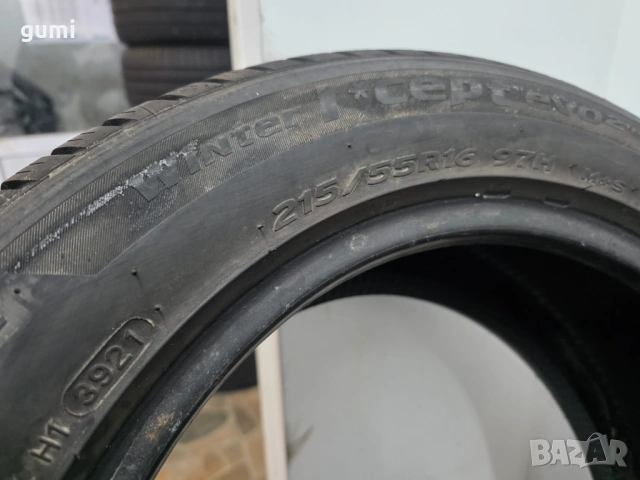 2бр зимни гуми 215/55/16 HANKOOK L04693 , снимка 4 - Гуми и джанти - 53172559