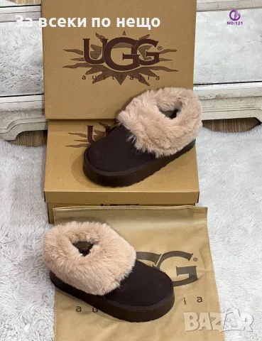 UGG Дамски Зимни Обувки На Платформа👢Дамски Пухени Боти С Платформа И Кутия - 4 Цвята Код SK2200, снимка 8 - Дамски боти - 56219002