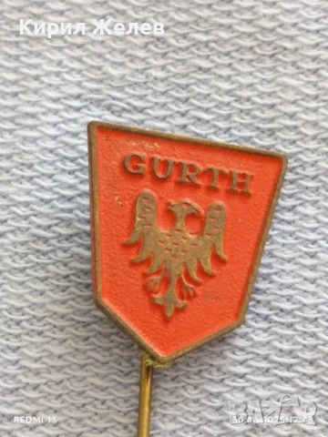 Пет значки стари редки GURTH,REMIA,VAN NELLE за КОЛЕКЦИЯ ДЕКОРАЦИЯ 24690, снимка 4 - Колекции - 50847164