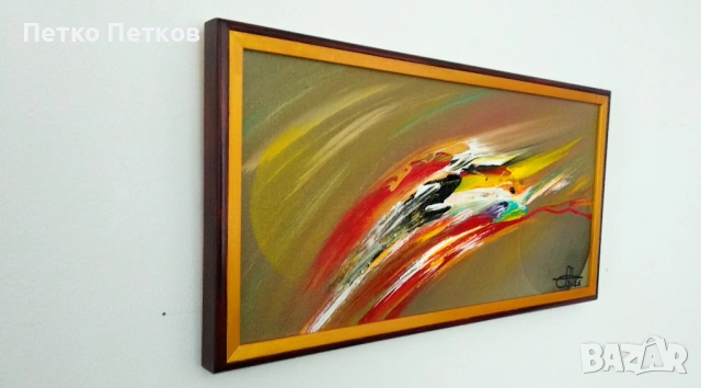 Абстрактна картина F66, снимка 3 - Картини - 53924823