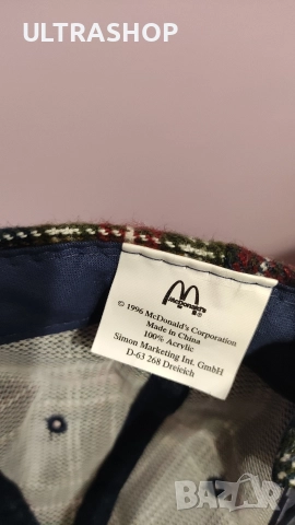 RONALD MCDONALD Vintage 1996 snapback cap, снимка 12 - Шапки - 34915832