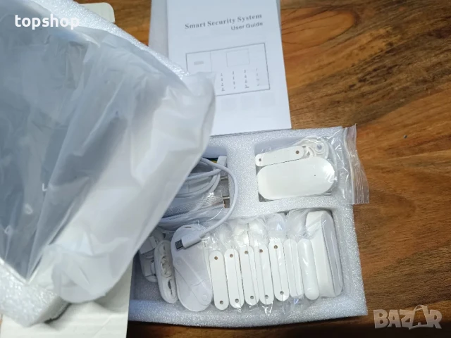 НОВА TUYA Смарт алармена WiFi + подържа 4G 2 SIM cards - аларма, детектор за движение, 15 сензора..., снимка 10 - Аналогови камери - 50492984