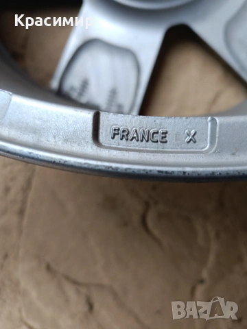 Оригинални алуминиеви джанти за Peugeot - 16 цола , снимка 8 - Гуми и джанти - 53061619