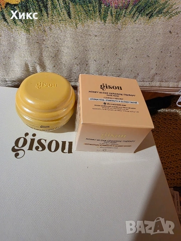 Маска за коса Gisou Honey Gloss Ceramide Therapy, снимка 3 - Продукти за коса - 54209258