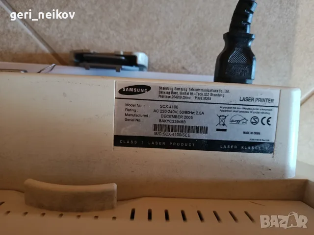 Принтер Самсунг 3 в1, снимка 3 - Принтери, копири, скенери - 55967666