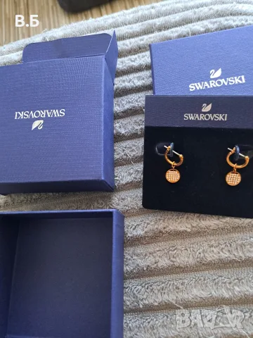 Обеци Swarovski , снимка 6 - Обеци - 56059556