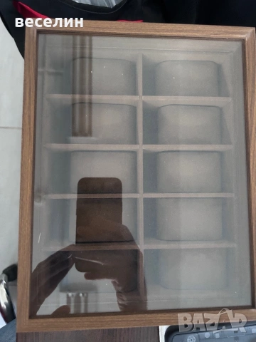 ЛУКСОЗНА ДЪРВЕНА КУТИЯ ЗА 10 ЧАСОВНИКА