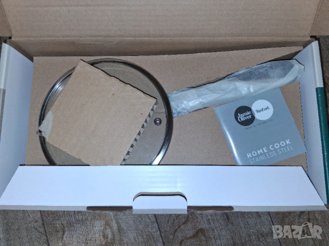 JAMIE OLIVER КАСЕРОЛА С КАПАК 18СМ TEFAL , снимка 3 - Съдове за готвене - 52461301