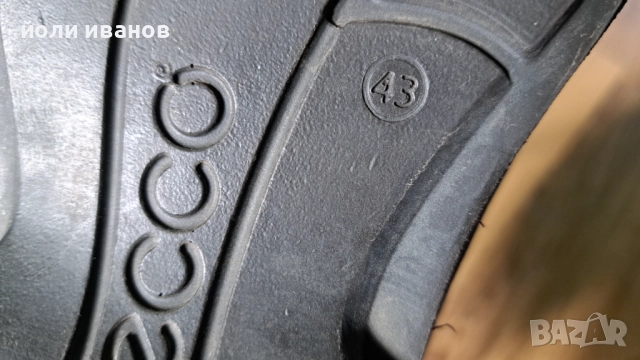 ECCO-gore tex-меки зимни обувки 43 номер, снимка 5 - Ежедневни обувки - 52276740