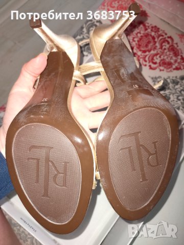Ralph Lauren сандали с кристали,камъни,нови,размер 36.5-37, снимка 2 - Дамски елегантни обувки - 40439329