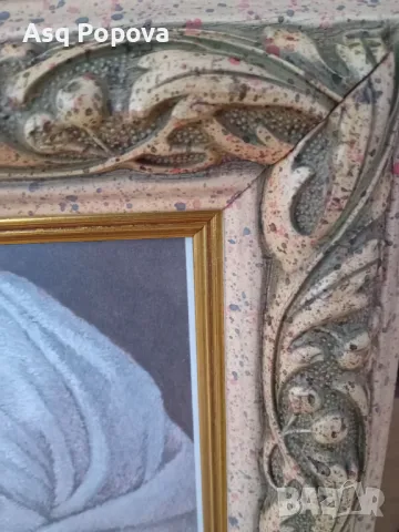 Красива рамка за картина от дърворезба, снимка 2 - Картини - 48528542