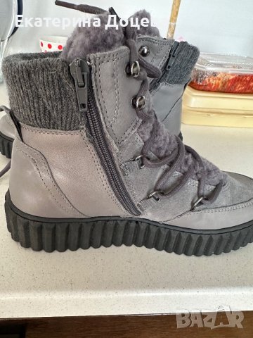 Боти с пух естествена кожа Марко Поло, снимка 2 - Дамски боти - 42853222