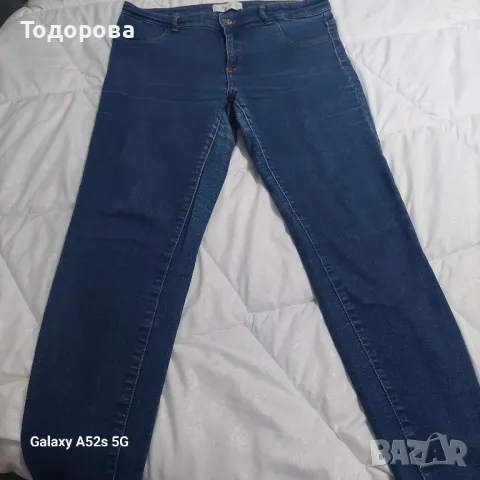 Дънки ластични Mango 2бр. тъмно сини и светло сиви.