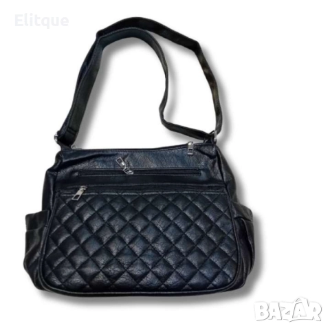Красива дамска к. капитонирана чанта, снимка 3 - Чанти - 52854002