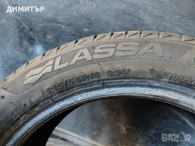 2бр.летни гуми LASSA 215 55 18 DOT25 цена за брой, снимка 3 - Гуми и джанти - 51455201