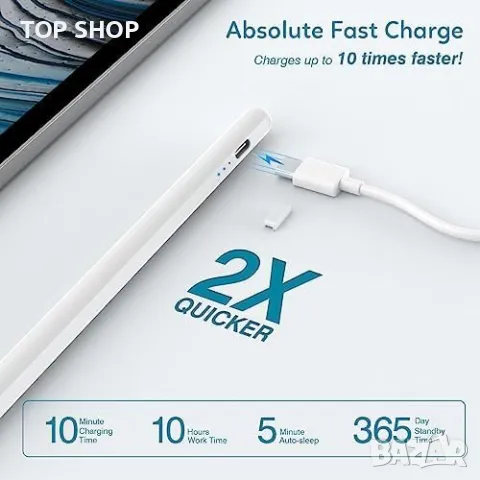 Нова писалка стилус за таблет iPad прецизен връх Писане рисуване Айпад, снимка 2 - Захранвания и кутии - 49956888