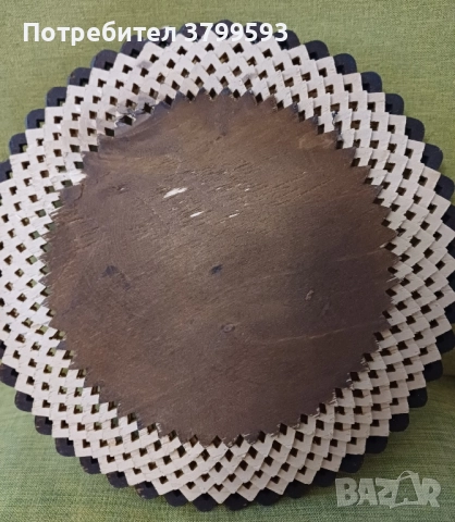 2 декоративни дървени чинии, снимка 6 - Декорация за дома - 51854023