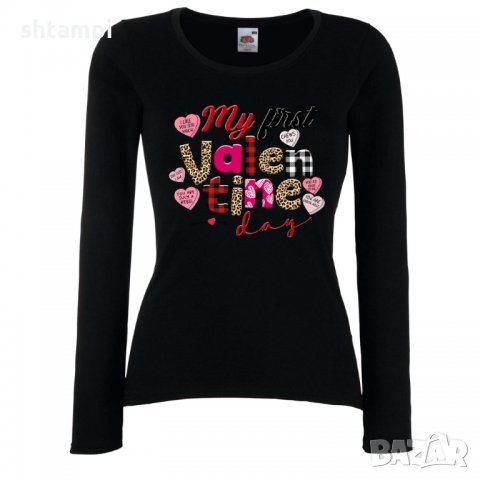 Дамска тениска My 1st Valentine Day 1