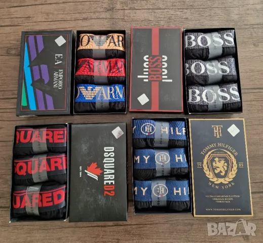 Мъжки боксери 3бр кутия , размери M , L , XL,  2XL, снимка 4 - Бельо - 48021269