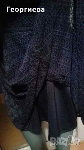 Луксозна синя рокля на Н&М, от дантела - ПРОМОЦИЯ👗🌹S/M,M👗🌹арт.871, снимка 5 - Рокли - 30729219