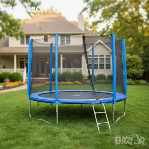 Батут с външна мрежа Jump 10ft - безопасно забавление и тренировка, снимка 3 - Други стоки за дома - 53879295