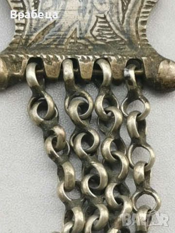 КЮСТЕК. СРЕБРО. КОВАНИ СИНДЖИРИ, снимка 3 - Антикварни и старинни предмети - 44534564