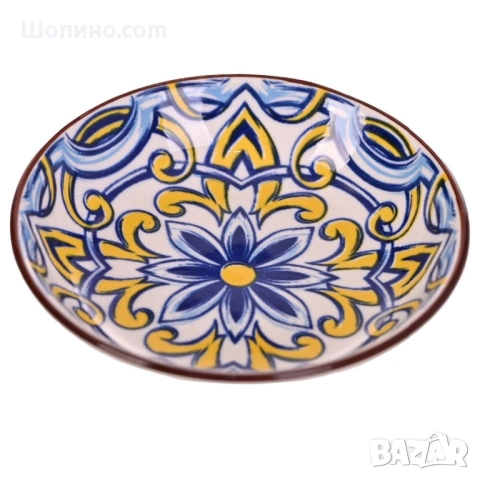 Керамична чиния 9.5 см, различни дизайни, снимка 4 - Чинии - 54365700