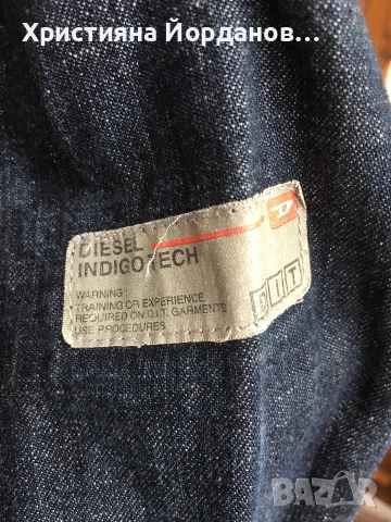 Винтидж дънково яке Diesel, M, снимка 4 - Якета - 54328363