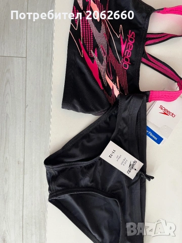 Бански за момиче 11-12г Speedo, снимка 2 - Бански костюми - 54251782
