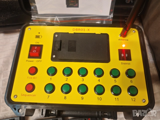 DBR01-X дистанционна пиросистема 36 канала (9×4 cues) нова, снимка 4 - Друга електроника - 54128560