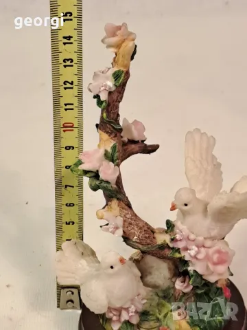 италианска фигурка гълъби  25/2, снимка 6 - Колекции - 50050749