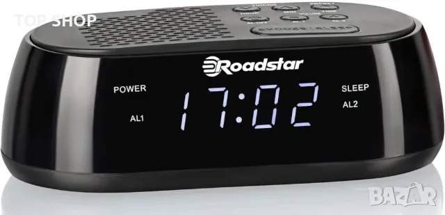 Радио будилник Roadstar CLR-2477 с LED дисплей, снимка 3 - Други - 48774695