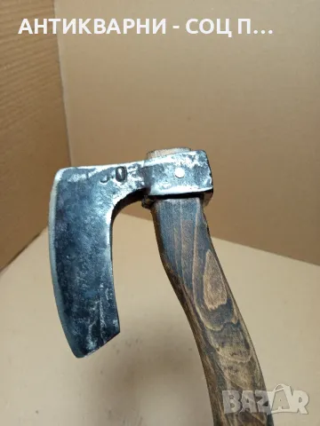 Стара Ръчно Кована Ловно Рибарска Брадвичка Номер 3. Тегло 0.650кг., снимка 7 - Антикварни и старинни предмети - 50436395
