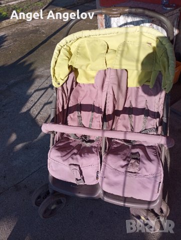 Двойна детска количка, снимка 3 - Детски колички - 31774398