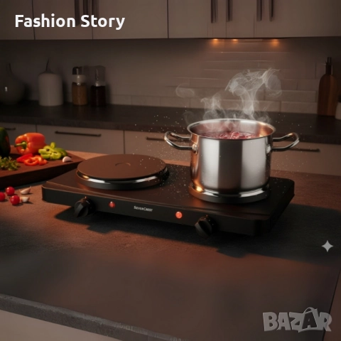 Двоен котлон SilverCrest - 2500W – две ястия едновременно, снимка 3 - Котлони - 51794318