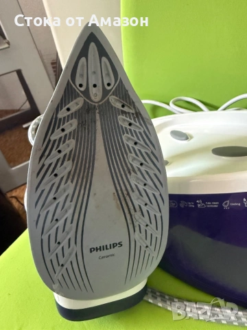 Парогенератор Philips FastCare Compact GC6740/30, 2400W, 5,2 бара, Непрекъсната парна струя 120 гр/м, снимка 3 - Ютии - 53115837