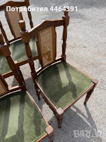 Дървени столове  комплект 6, снимка 5 - Антикварни и старинни предмети - 51515449