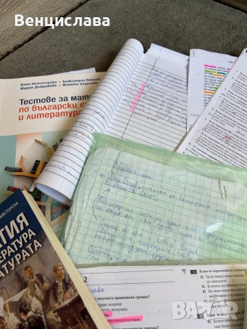 Помощни материали по български език 12 клас, снимка 3 - Учебници, учебни тетрадки - 51433403