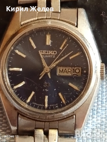 Дамски часовник SEIKO QUARTZ JAPAN много красив стилен дизайн 39783, снимка 4 - Дамски - 54118616