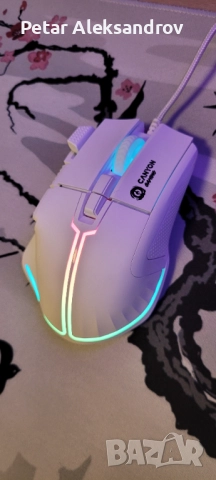 Gaming Мишка CANYON Fortnax GM-635 RGB White, снимка 4 - Клавиатури и мишки - 52885127