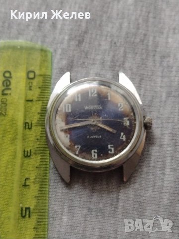 Рядък модел часовник WOSTOK USSR 17 камъка - 26059, снимка 6 - Други ценни предмети - 34412750
