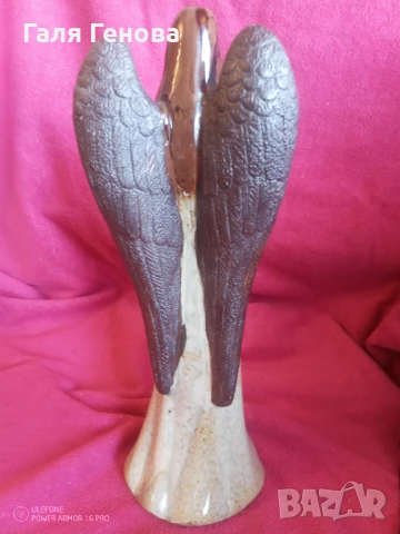 Керамична статуетка ангел, снимка 2 - Статуетки - 50902447