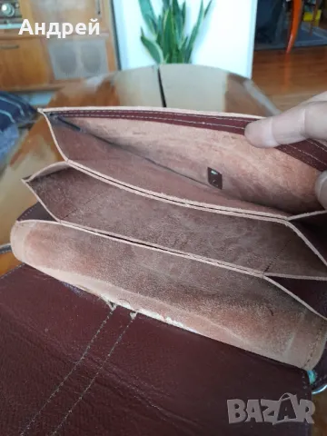 Стара дамска кожена чанта #26, снимка 6 - Други ценни предмети - 47824568